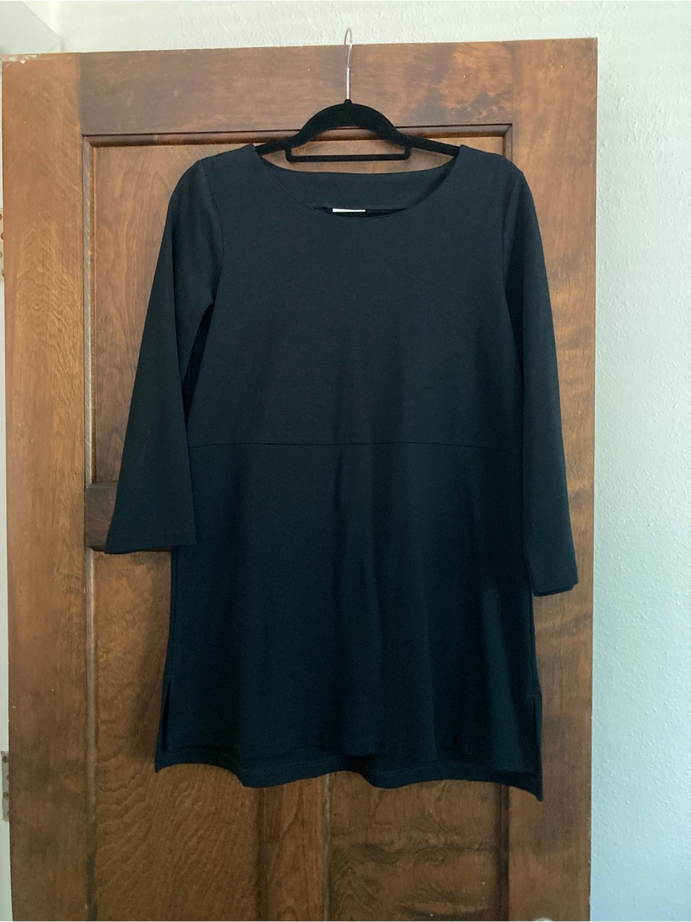 J. Jill Black Ponte Tunic Top